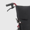 Sedia a rotelle carrozzina pieghevole con freni Dasy Rossa II Scelta Catalogo