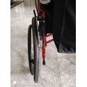Sedia a rotelle carrozzina pieghevole con freni Dasy Rossa II Scelta Offerta