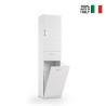 Mobile portabiancheria colonna bagno lavanderia salvaspazio bianco II scelta Offerta