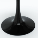 tavolo Goblet 120 cm rotondo per soggiorno bar cucina ristorante nero ii scelta Sconti