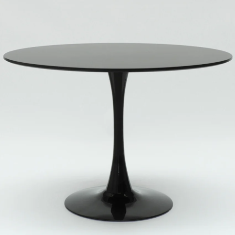 copy of table de salon Tulipan ronde noir et blanc 120 cm bar cuisine et restaurant Promotion