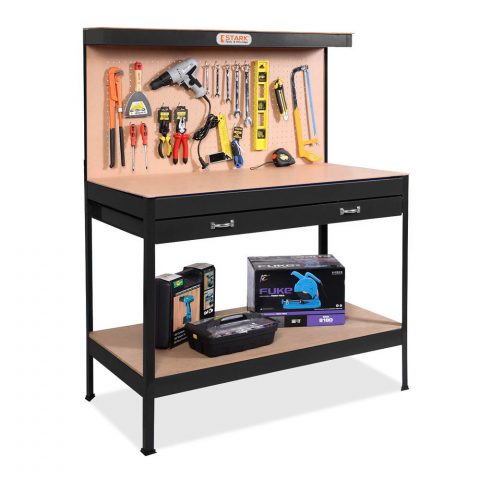 copy of Ensemble établi et râtelier avec tiroir pour garage atelier Max 120x60x150 cm Promotion