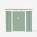 Casetta box giardino esterno metallo verde Alps NATURE 201x121x176cm II scelta Saldi