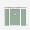 Casetta box giardino esterno metallo verde Alps NATURE 201x121x176cm II scelta Saldi