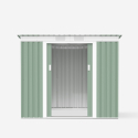 Casetta box giardino esterno metallo verde Alps NATURE 201x121x176cm II scelta Offerta