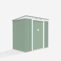 Casetta box giardino esterno metallo verde Alps NATURE 201x121x176cm II scelta Promozione