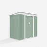 Casetta box giardino esterno metallo verde Alps NATURE 201x121x176cm II scelta Promozione