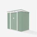Casetta box giardino esterno metallo verde Alps NATURE 201x121x176cm II scelta Vendita