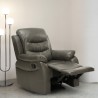Poltrona relax reclinabile per anziani poggiapiedi salotto Panama Lux Offerta
