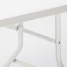 Tavolo pieghevole 200x90 giardino campeggio plastica Dolomiti Bianco II scelta Offerta