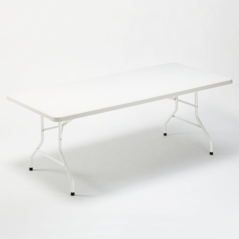 copy of Table pliante en plastique 200x90 cm pour jardin et camping Dolomiti Promotion