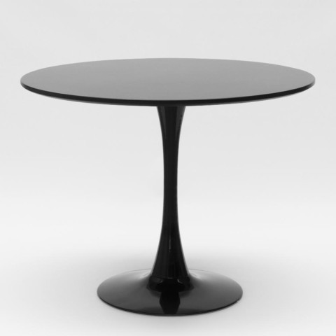 tavolo rotondo 80cm sala da pranzo design scandinavo Goblet nero ii scelta Promozione