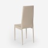 4 x Sedie similpelle beige imbottite cucina ristorante Imperial II scelta Catalogo