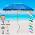 Sonnen Strandschirm Girafacile Aluminium uv Schutz Angeln 200 cm Afrodite Modell