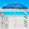 Ombrellone mare GiraFacile 200 Cm alluminio Protezione uv spiaggia Afrodite Modello
