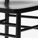 2 x sedie in legno classica sala da pranzo bar ristorante Milano nero II scelta Scelta