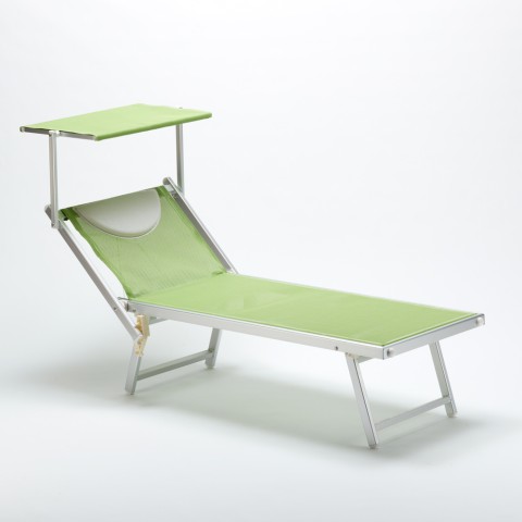 copy of 2 Sonnenliegen aus Aluminium Professionell für Strand und Meer Italia