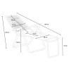 Sedia sdraio giardino pieghevole a corda Spaghetti arancione II scelta Sconti
