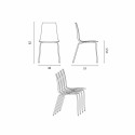 4 x Sedia Trasparente Sala Da Pranzo Cucina Lollipop Grand Soleil II scelta Saldi