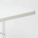 Tavolo pieghevole 200x90 giardino campeggio plastica Dolomiti Bianco II scelta Saldi