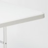 Tavolo pieghevole 200x90 giardino campeggio plastica Dolomiti Bianco II scelta Saldi