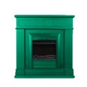 Camino elettrico con cornice in legno stufa basso consumo 1500W Lipari Acquisto