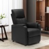 Poltrona Relax Reclinabile con Poggiapiedi in Similpelle Giulia Vendita