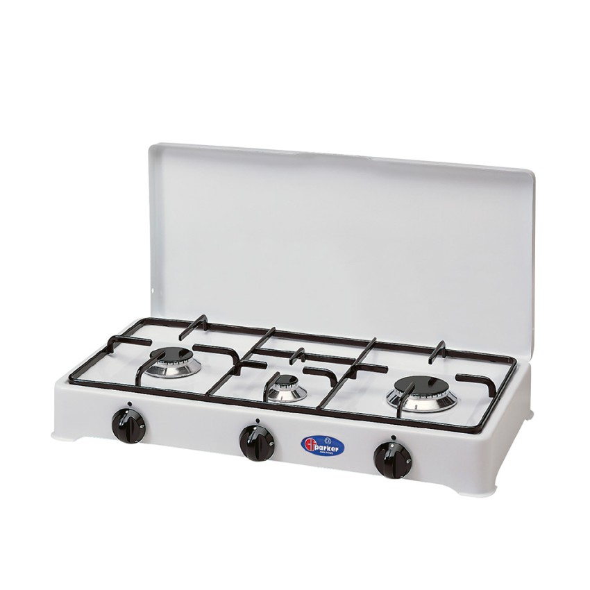 Réchaud à gaz portable de camping 3 brûleurs 5328BGP CF Parker Promotion Réchaud à gaz portable de camping 3 brûleurs 5328BGP CF Parker Promotion