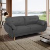 Divano letto clic clac 3 posti design nordico reclinabile in tessuto Fortaleza 