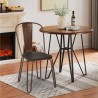 sedie design industriale stile acciaio per bar e cucina ferrum one Saldi