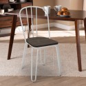 sedie industrial acciaio per bar e cucina design ferrum Caratteristiche