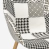 2 x Sedia poltrona design patchwork nordico salotto cucina studio Finch 6 II scelta Offerta