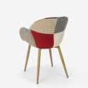 Sedia poltrona design patchwork nordico salotto cucina studio Finch 1 II scelta Vendita