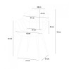 Sedia poltrona design patchwork nordico salotto cucina studio Finch 1 II scelta Saldi