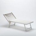 copy of Bain de soleil transat de plage chaise longue en textilène aluminium Italia Sun Promotion