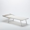 copy of Bain de soleil transat de plage chaise longue en textilène aluminium Italia Sun Vente