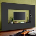 Moderne TV-Wand Wohnwand mit 2 Hängeschränken Note Mold Aktion