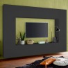 Moderne TV-Wand Wohnwand mit 2 Hängeschränken Note Mold Aktion