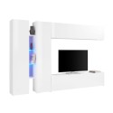 Modernes Design TV-Wandschrank weiß 2 Schränke Joy Twin Angebot