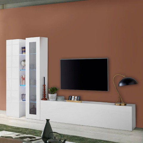 Moderner weißer TV-Schrank...
