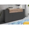 Buffet de salon moderne 3 placards 160cm noir et bois Corona Side Hound Catalogue