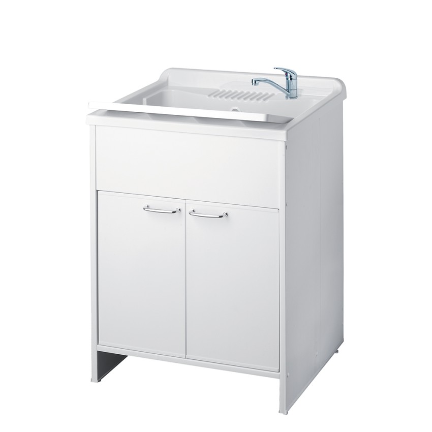 Meuble de buanderie 60x60 cm avec 2 portes et planche 9007K Negrari Promotion Meuble de buanderie 60x60 cm avec 2 portes et planche 9007K Negrari Promotion