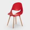 copy of Stühle für Küche und Bar Polypropylen Holz Modernes Design Shell Angebot