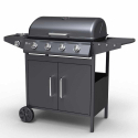 Barbecue a gas in acciaio inox con 4+1 bruciatori e griglia Ayrshire Saldi