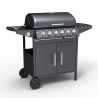 Barbecue a gas in acciaio inox con 6+1 bruciatori e griglia Jersey Promozione