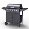 Barbecue a gas in acciaio inox con 6+1 bruciatori e griglia Jersey Saldi