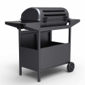 Barbecue a gas in acciaio inox con 6+1 bruciatori e griglia Jersey Sconti