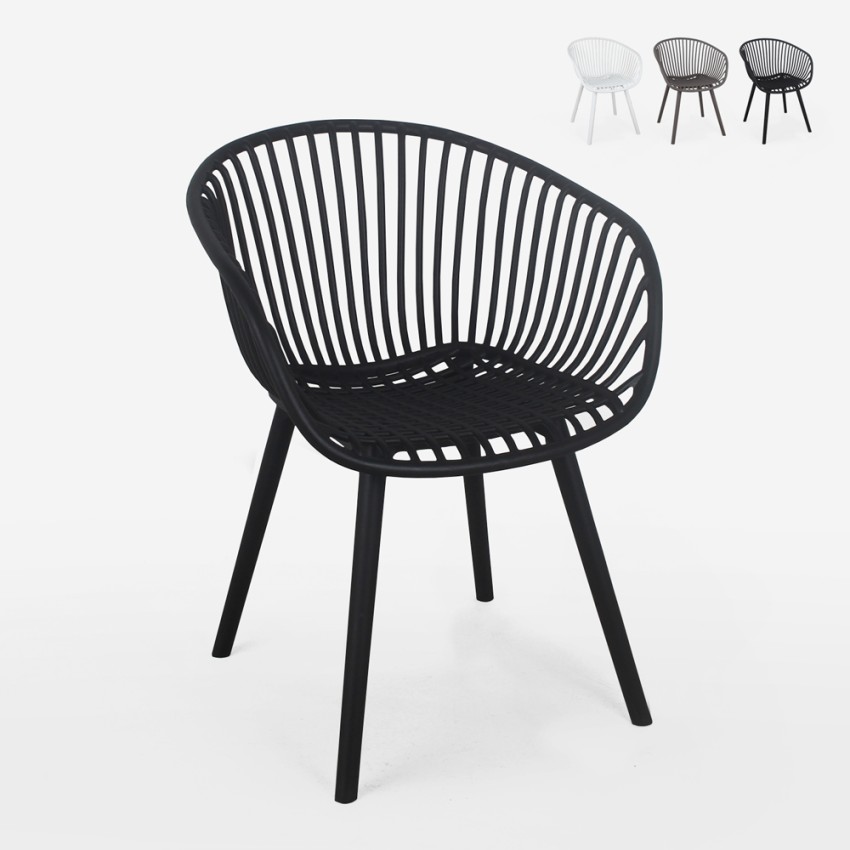Chaise de jardin cuisine salle à manger moderne avec accoudoirs Philis Offre Chaise de jardin cuisine salle à manger moderne avec accoudoirs Philis Offre