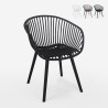 Chaise de jardin cuisine salle à manger moderne avec accoudoirs Philis Offre