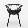 Chaise de jardin cuisine salle à manger moderne avec accoudoirs Philis Achat